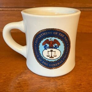 Vintage Navy Office of General Counsel mug